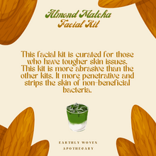 Load image into Gallery viewer, Almond Matcha Facial Kit