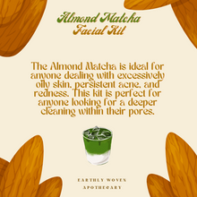 Load image into Gallery viewer, Almond Matcha Facial Kit