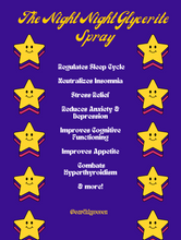 Load image into Gallery viewer, The "Night-Night" Glycerite Herbal Drops