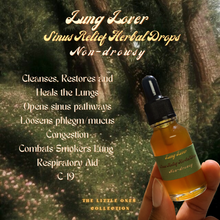 Load image into Gallery viewer, Lung-Lover Sinus Relief Herbal Drops