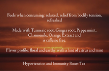 Load image into Gallery viewer, Hypertension and Immunity Boost Tea