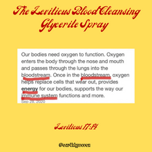 Load image into Gallery viewer, The Leviticus Blood Cleansing Herbal Drops