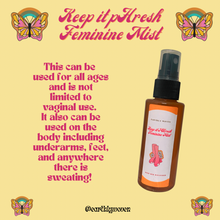 Load image into Gallery viewer, “Keep it pHresh” Feminine Mist