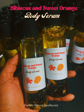 Load image into Gallery viewer, Hibiscus and Sweet Orange Body Serum
