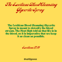 Load image into Gallery viewer, The Leviticus Blood Cleansing Herbal Drops