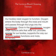 Load image into Gallery viewer, Leviticus Blood Cleansing Tincture (Pre-Order Ships by Dec 12th)