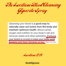 Load image into Gallery viewer, The Leviticus Blood Cleansing Herbal Drops
