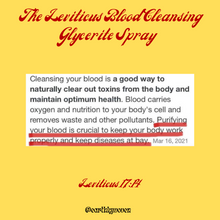 Load image into Gallery viewer, The Leviticus Blood Cleansing Herbal Drops