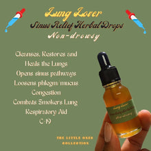 Load image into Gallery viewer, Lung-Lover Sinus Relief Herbal Drops
