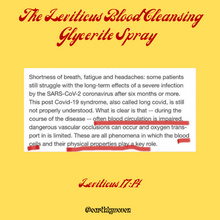 Load image into Gallery viewer, The Leviticus Blood Cleansing Herbal Drops