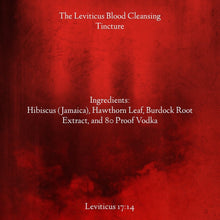 Load image into Gallery viewer, Leviticus Blood Cleansing Tincture (Pre-Order Ships by Dec 12th)