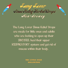 Load image into Gallery viewer, Lung-Lover Sinus Relief Herbal Drops
