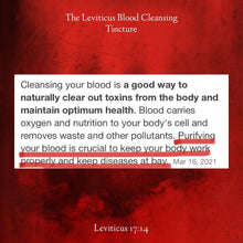 Load image into Gallery viewer, Leviticus Blood Cleansing Tincture (Pre-Order Ships by Dec 12th)